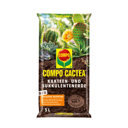Compo Εξειδικευμένο Φυτόχωμα για Κάκτους & Παχύφυτα 5L